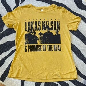 Lukas Nelson & Promise of the Real Yellow Band T-Shirt Concert Tee